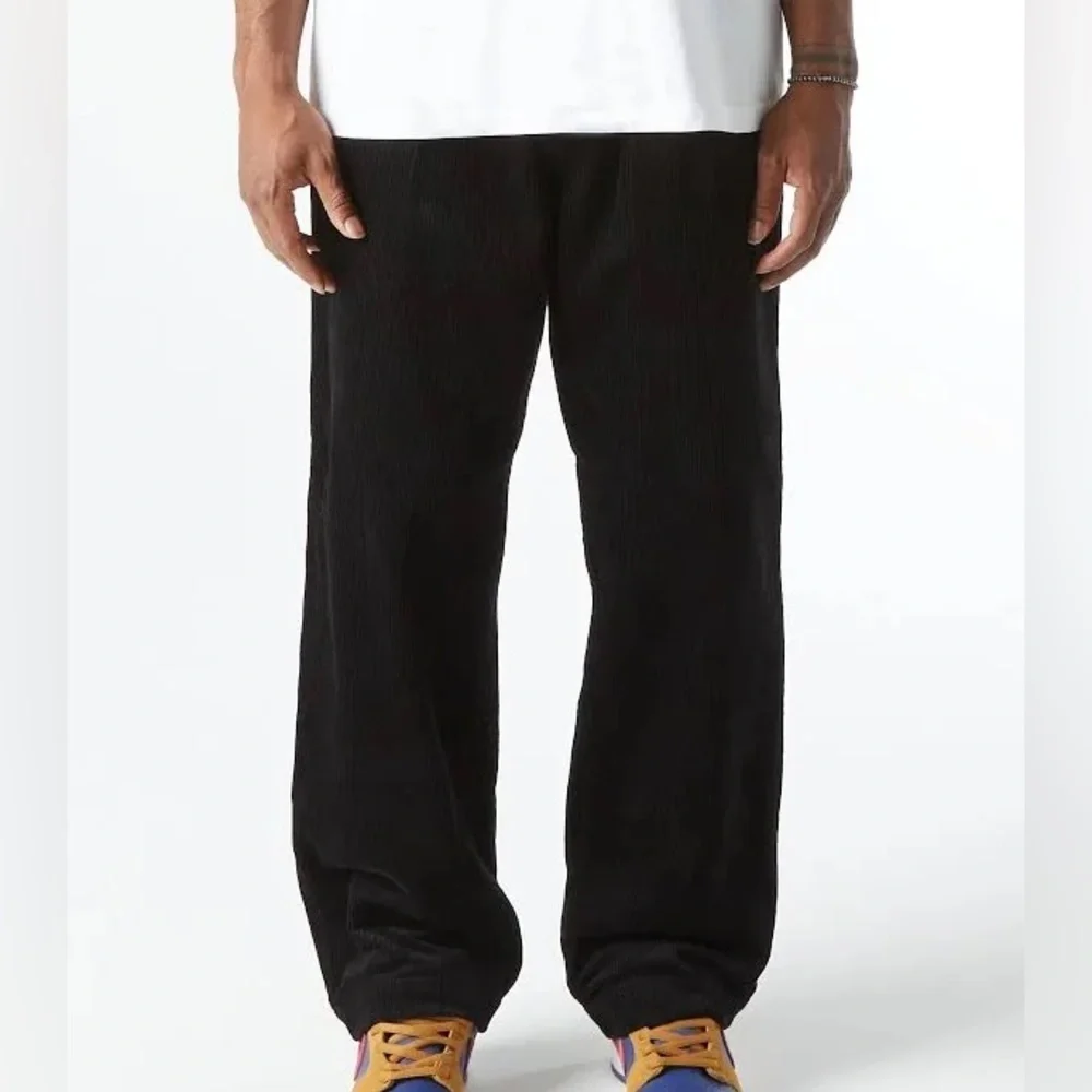 HUF Corduroy Leisure Pull-on Pants Men’s Size L 33x29 Black